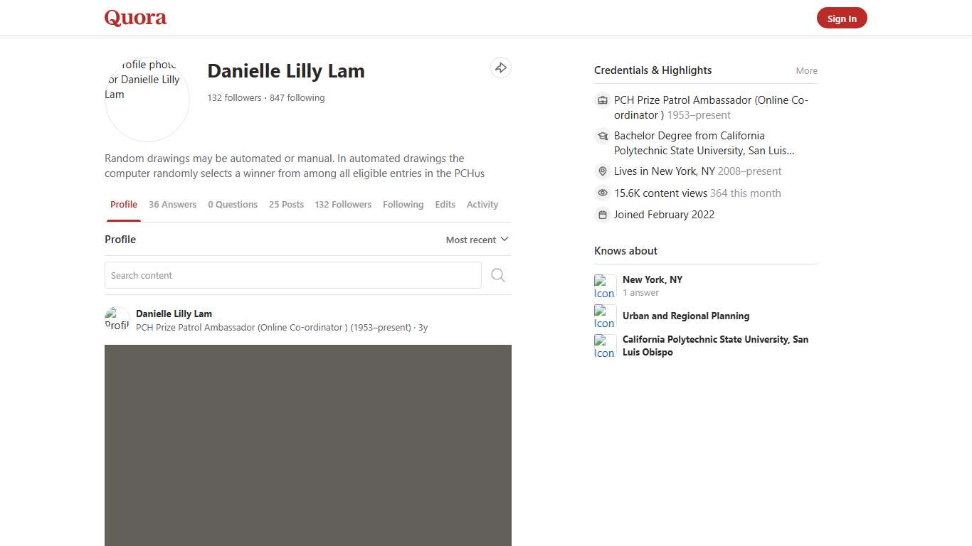 Danielle Lilly Lam - Quora