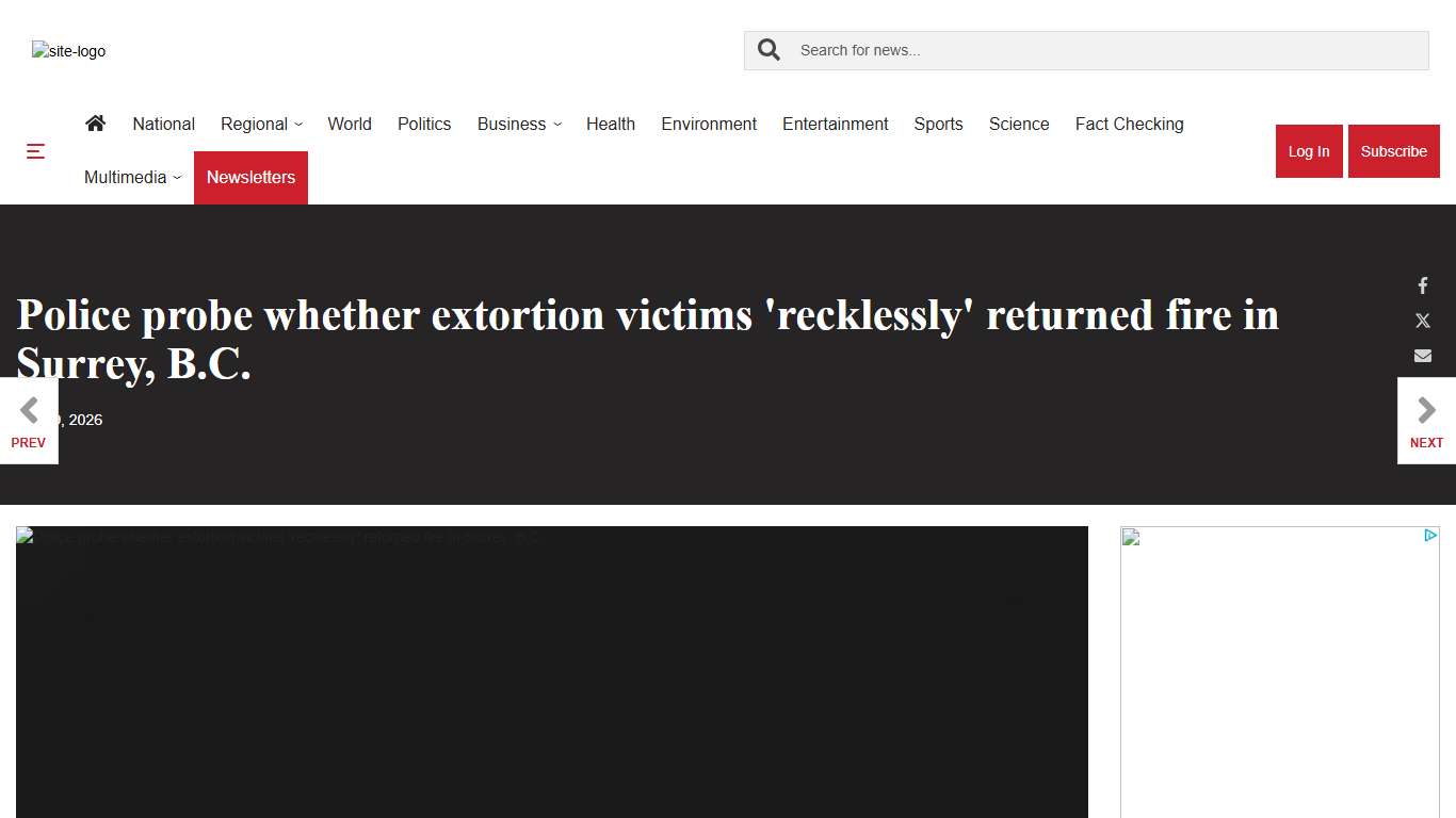 Police probe whether extortion victims 'recklessly' returned fire in Surrey, B.C. BC thecanadianpressnews.ca